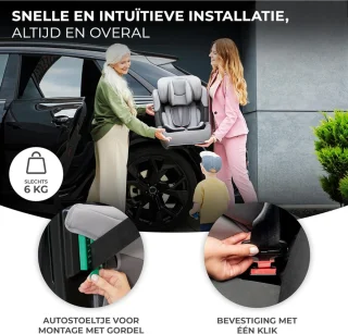 Kinderstoel Auto Roze 3+ jaar