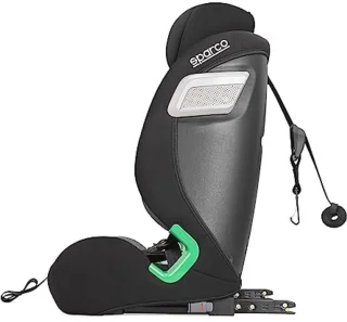 Kinderstoel i-Size Isofix Zwart/Grijs 76-150 cm