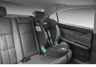 Kinderstoel i-Size Isofix Zwart/Grijs 76-150 cm