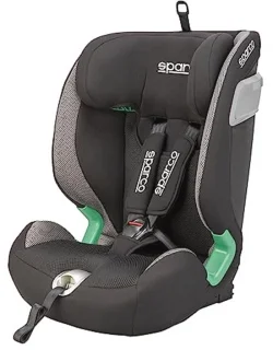 Kinderstoel i-Size Isofix Zwart/Grijs 76-150 cm