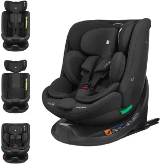 Kinderzitje 360 graden draaibaar, 40-150 cm, zwart