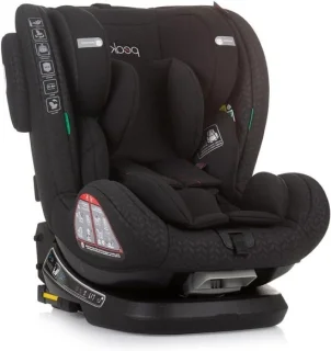 Kinderzitje i-Size 360 graden draaibaar - 40-150 cm - Zwart