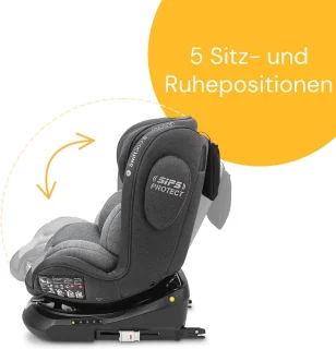 Kinderzitje i-Size (76-150 cm) - Universe Grey