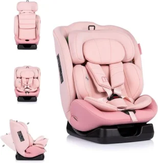 Kinderzitje i-Size - autostoel baby - groeit mee - 40-150 cm - roze
