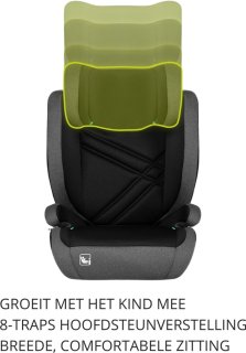 Wat vinden we goed aan de LifeStages Autostoeltje i-Size Groep 2/3 (100-150 cm, 3-12 jaar)