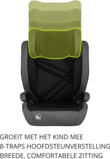 LifeStages Autostoeltje i-Size Groep 2/3 (100-150 cm, 3-12 jaar)