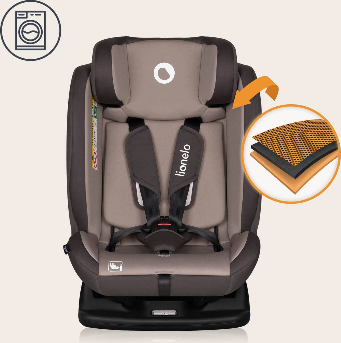 Lionelo Aart i-Size autostoel 4in1 groep 0-1-2-3