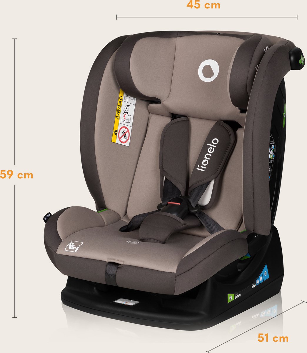 Lionelo Aart i-Size autostoel 4in1 groep 0-1-2-3