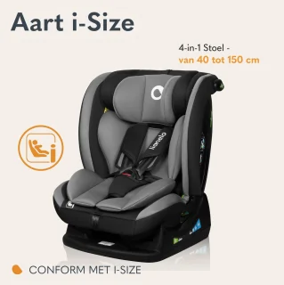 Lionelo Aart i-Size Kinder Autostoel 0-36 kg Groep 0-3