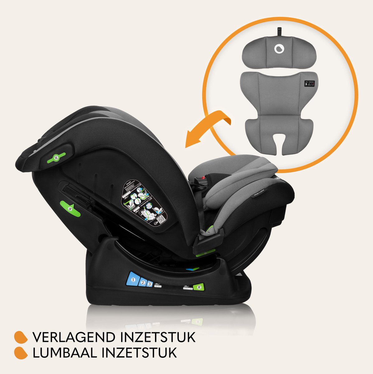 Lionelo Aart i-Size Kinder Autostoel 0-36 kg Groep 0-3
