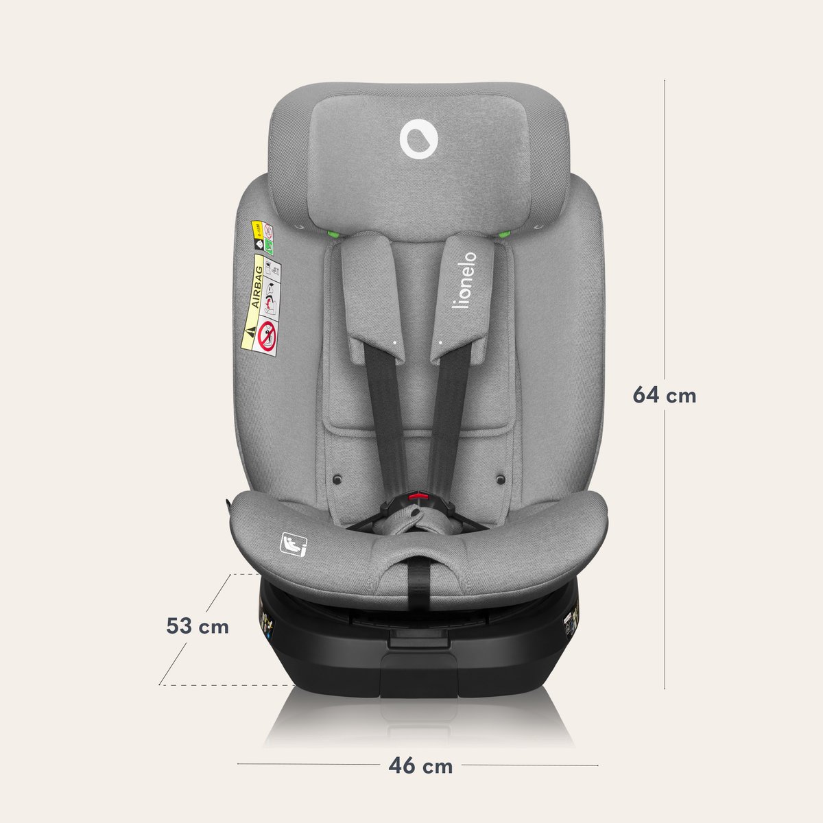 Lionelo Aart i-Size Kinder Autostoel 0-36 kg Groep 0-3