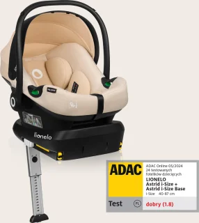 Lionelo Astrid i-Size Autostoel 40-87 cm Met ISOFIX-Basis