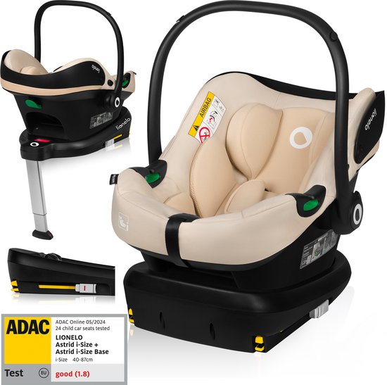 Lionelo Astrid i-Size Autostoel 40-87 cm Met ISOFIX-Basis review