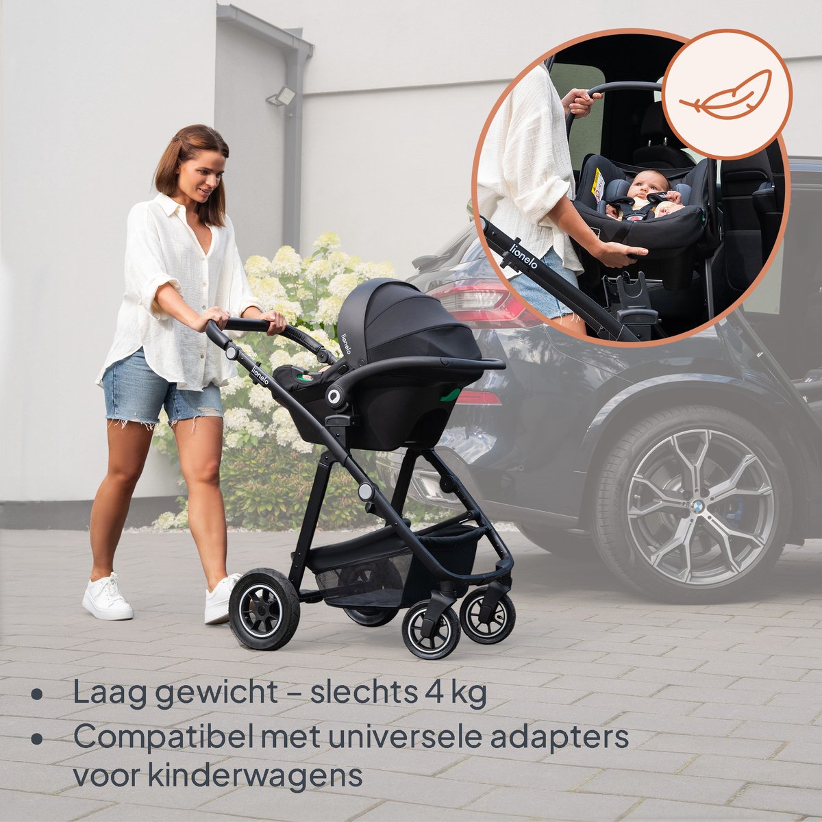 Wat vinden we goed aan de Lionelo Astrid i-Size Autostoel 40-87 cm RWF ISOFIX