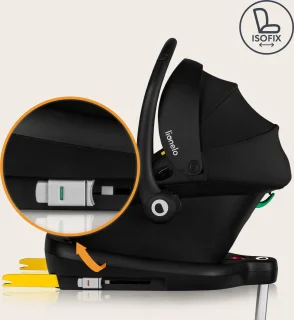 Lionelo Astrid i-Size Autostoeltje 40–87 cm met ISOFIX-Basis