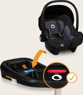 Lionelo Astrid i-Size Autostoeltje 40–87 cm met ISOFIX-Basis