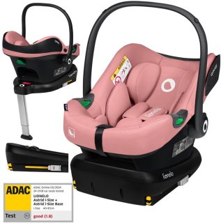 De Lionelo Astrid i-Size SET Autostoeltje 40–87 cm + ISOFIX-basis in één oogopslag