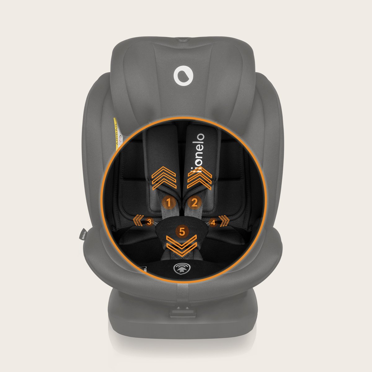Lionelo Bastiaan Autostoeltje 4in1 ISOFIX Top Tether Groep 0-3