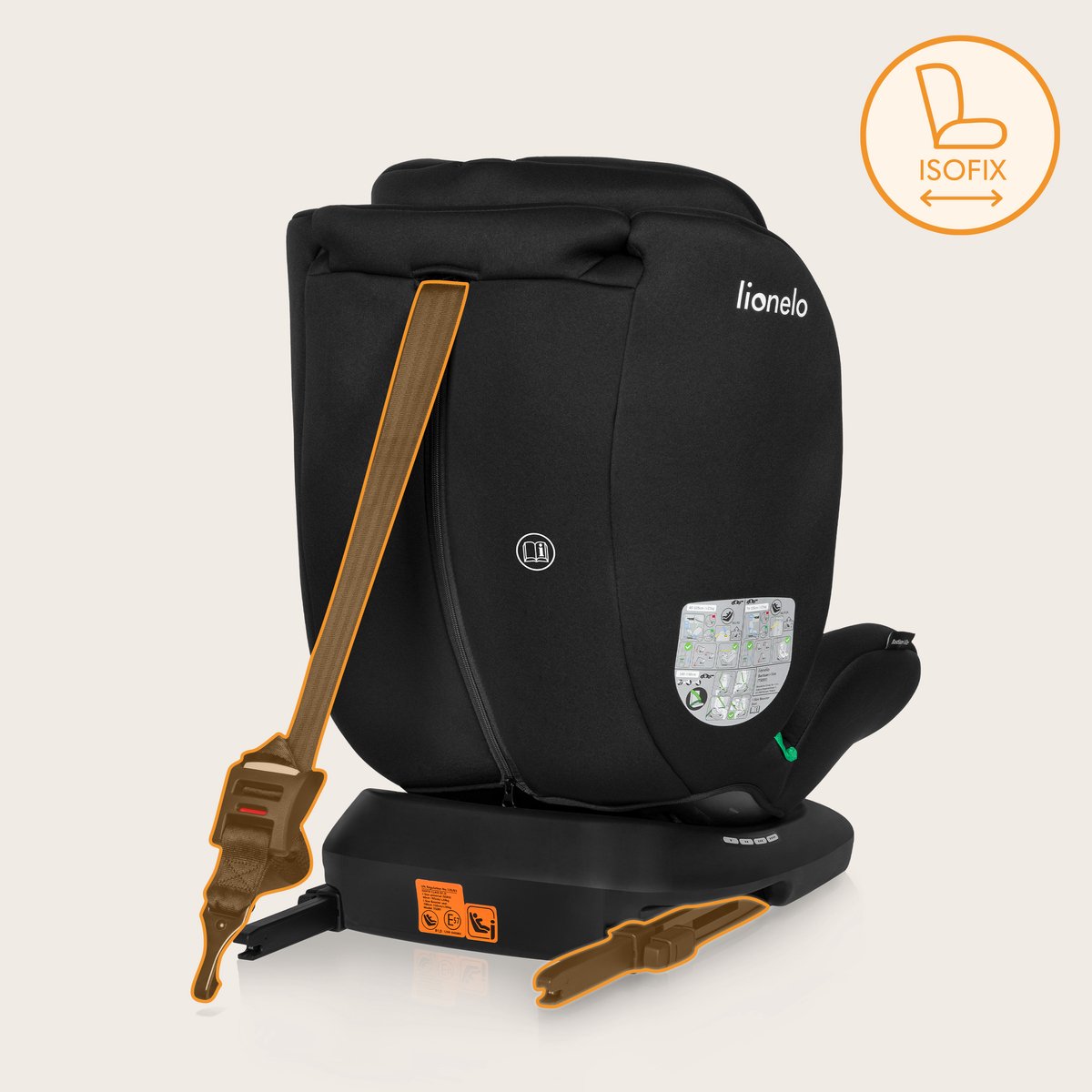 Wat vinden we goed aan de Lionelo Bastiaan Autostoeltje 4in1 ISOFIX Top Tether Groep 0-3
