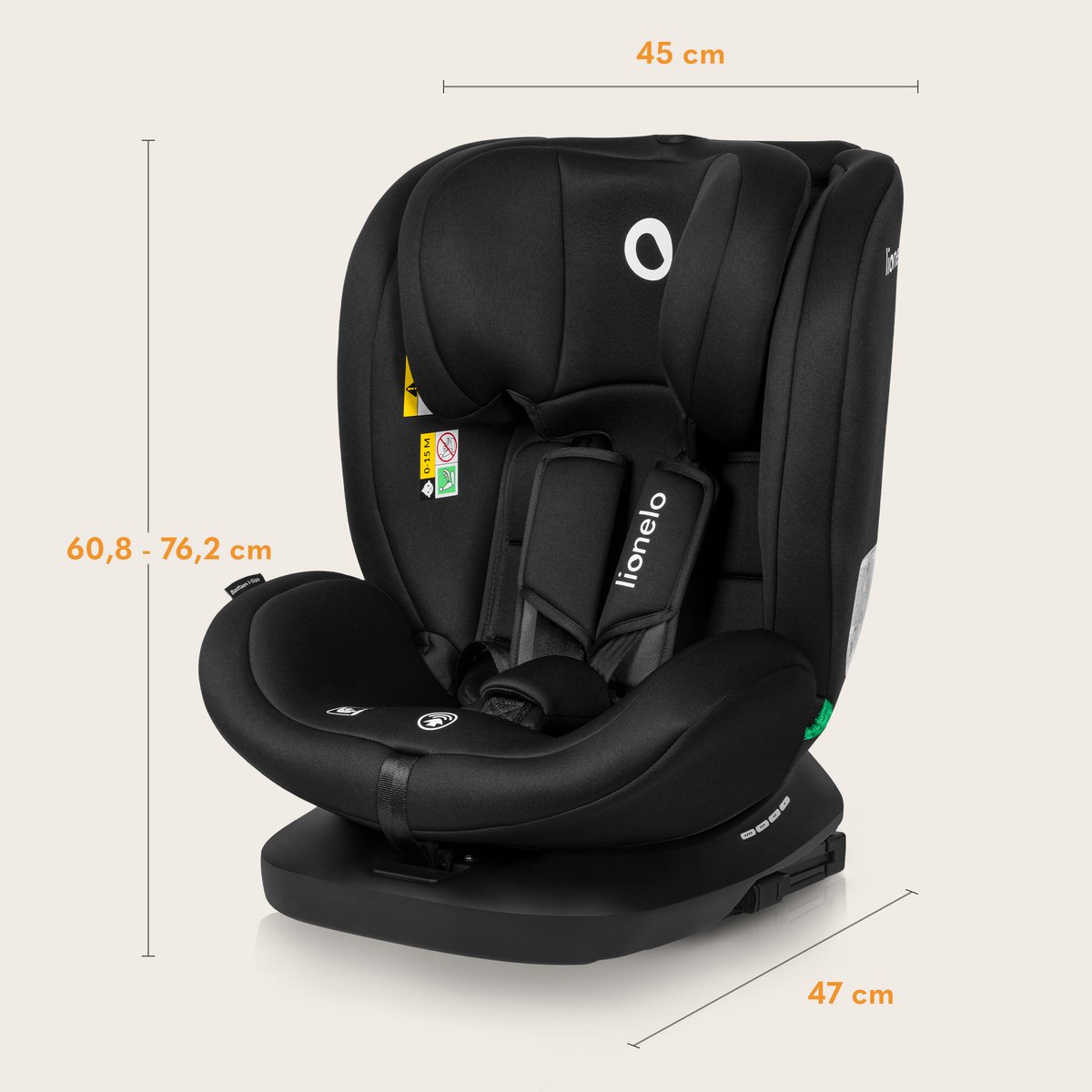 Lionelo Bastiaan Autostoeltje 4in1 ISOFIX Top Tether Groep 0-3
