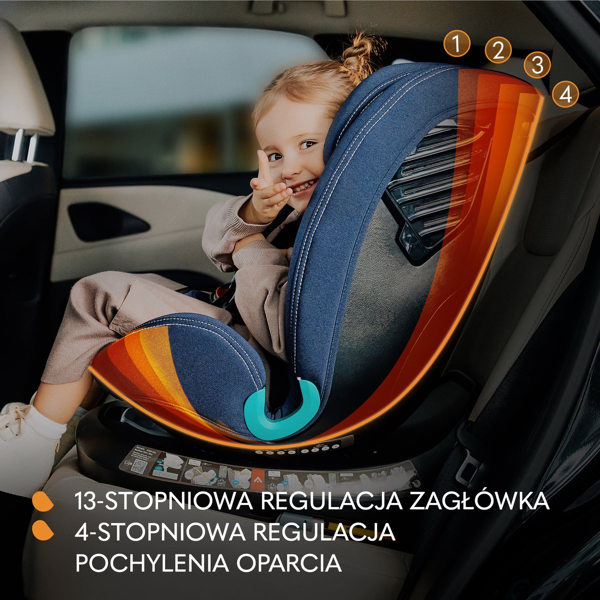 Lionelo Bastiaan One i-Size Autostoel 4in1 ISOFIX TopTether Groep 0-3