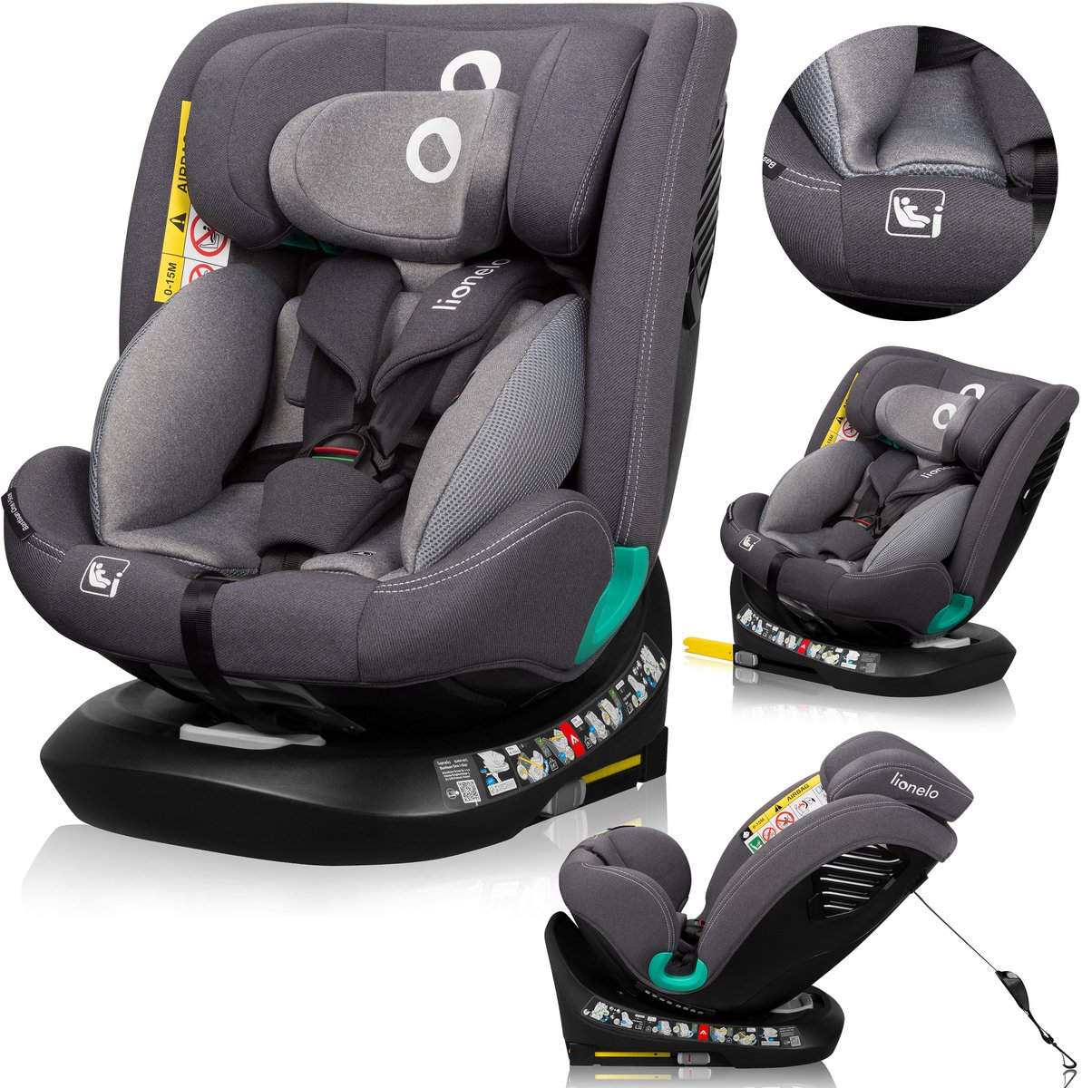 Lionelo Bastiaan One i-Size Autostoel 4in1 ISOFIX TopTether Groep 0-3