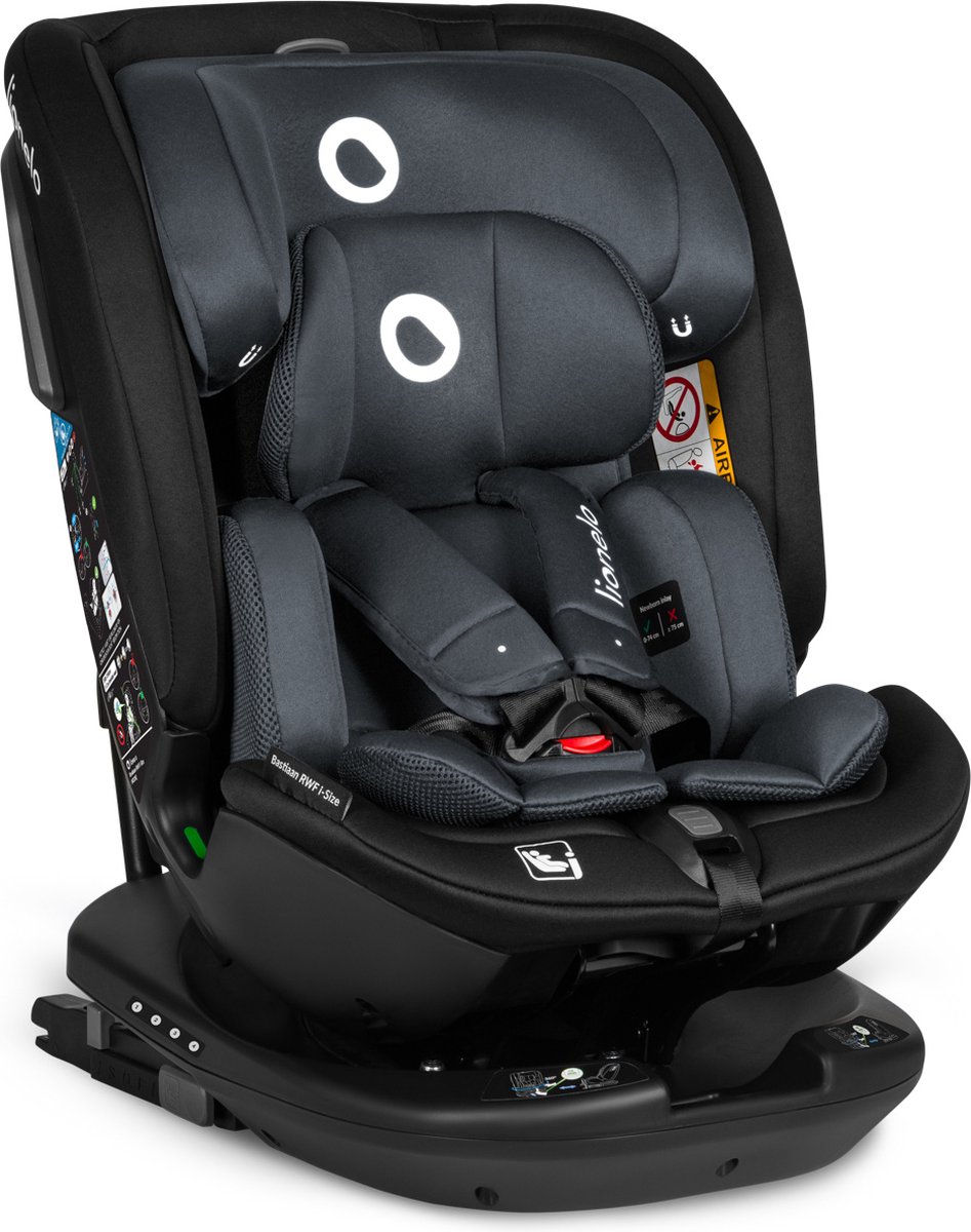 Lionelo Bastiaan RWF i-Size Autostoel 0-36 kg ISOFIX 360° Draaibaar