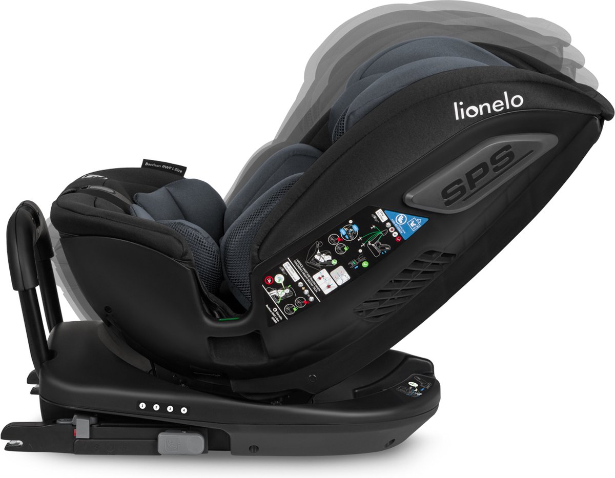Lionelo Bastiaan RWF i-Size Autostoel 0-36 kg ISOFIX 360° Draaibaar