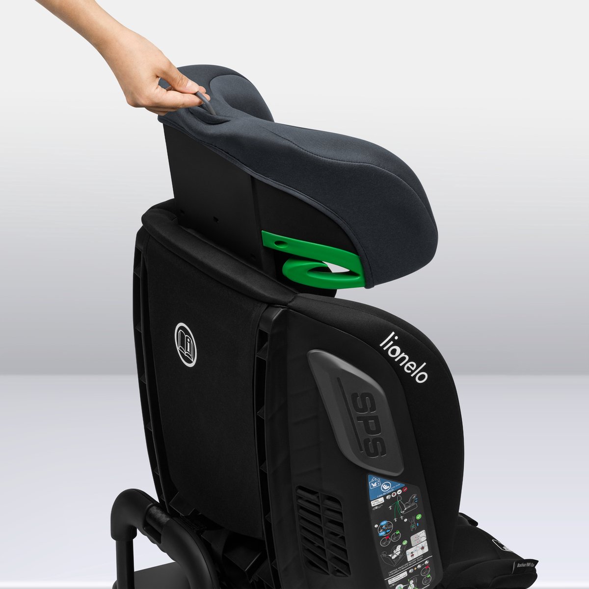 Lionelo Bastiaan RWF i-Size Autostoel 0-36 kg ISOFIX 360° Draaibaar