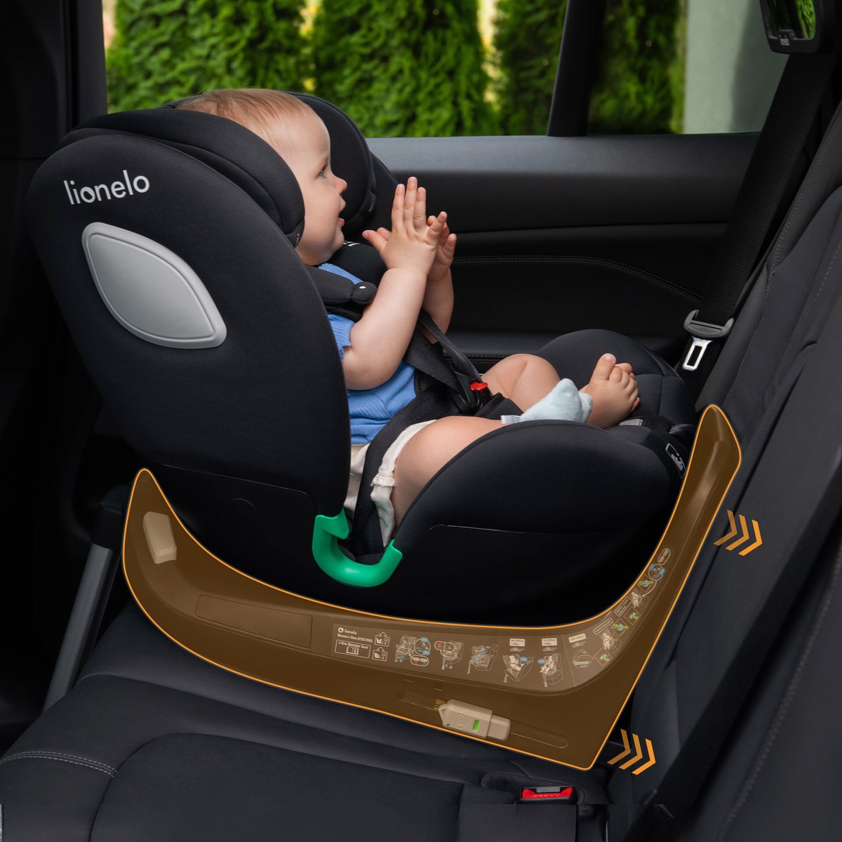 Wat vinden we goed aan de Lionelo Braam i-Size Autostoeltje 4in1 0-36kg Groep 0-1-2-3