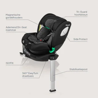 Lionelo Braam i-Size Autostoeltje 4in1 0-36kg Groep 0-1-2-3