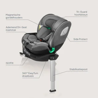 Lionelo Braam i-Size Autostoeltje 4in1 Groep 0-1-2-3