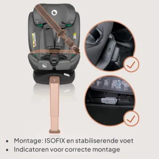 Lionelo Braam i-Size Autostoeltje 4in1 Groep 0-1-2-3