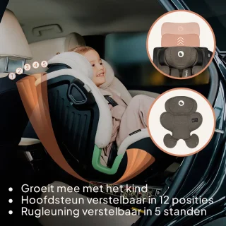 Lionelo Harmony i-Size 4in1 Autostoel ISOFIX 0-36 kg