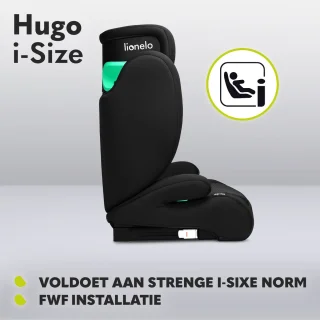 Lionelo Hugo i-Size Autostoel 100-150 cm ISOFIX & Gordel