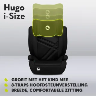 Lionelo Hugo i-Size Autostoel 100-150 cm ISOFIX & Gordel