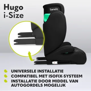 Lionelo Hugo i-Size Autostoel 100-150 cm ISOFIX & Gordel