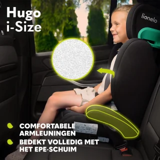 Lionelo Hugo i-Size Autostoel 100-150 cm ISOFIX & Gordel