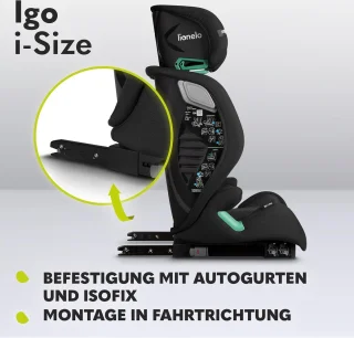 Lionelo Igo i-Size Autostoel Groep 2-3 15-36 kg ISOFIX