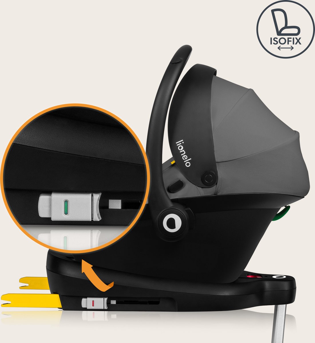 Lionelo Lemmy i-Size ISOFIX Basis