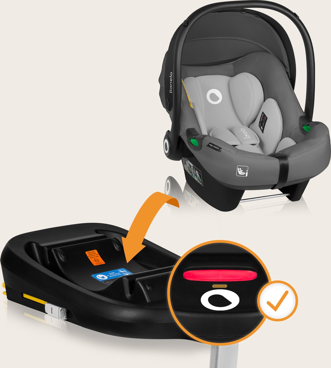 Lionelo Lemmy i-Size ISOFIX Basis
