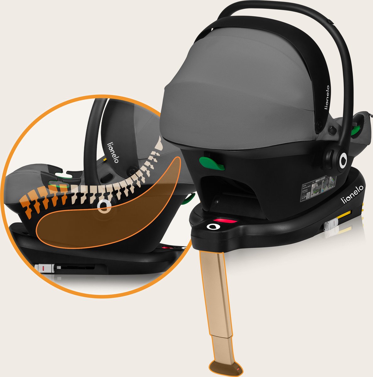 Lionelo Lemmy i-Size ISOFIX Basis