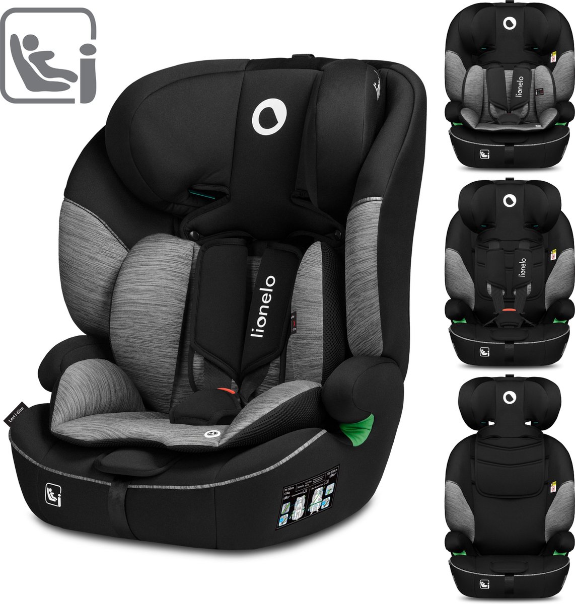 Lionelo Levi Autostoeltje i-Size Groep 1-2-3