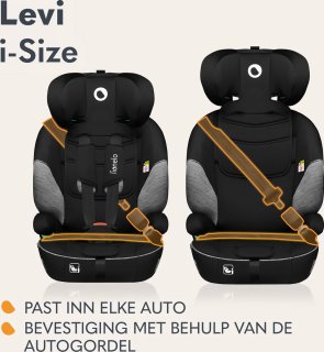 Lionelo Levi Autostoeltje i-Size Groep 1-2-3