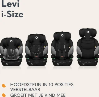 Lionelo Levi Autostoeltje i-Size Groep 1-2-3