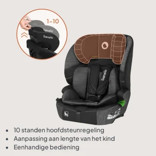 Lionelo Levi Fix i-Size Autostoeltje Red