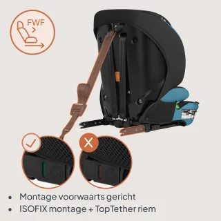 Lionelo Levi Fix i-Size Autostoeltje Red