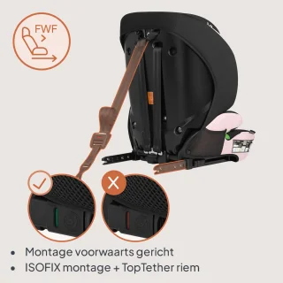 Lionelo Levi Fix i-Size Autostoeltje Red