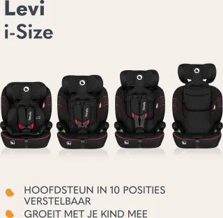 Lionelo Levi i-Size Autostoeltje Groep 1-2-3