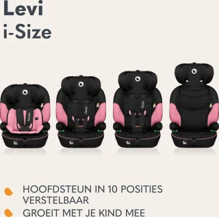 Lionelo Levi i-Size Autostoeltje Groep 1-2-3
